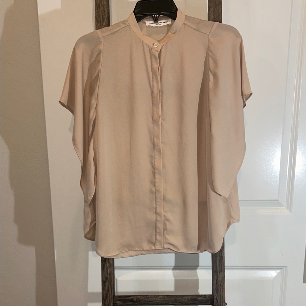 Amanda Uprichard Cream Blouse size P (XS)